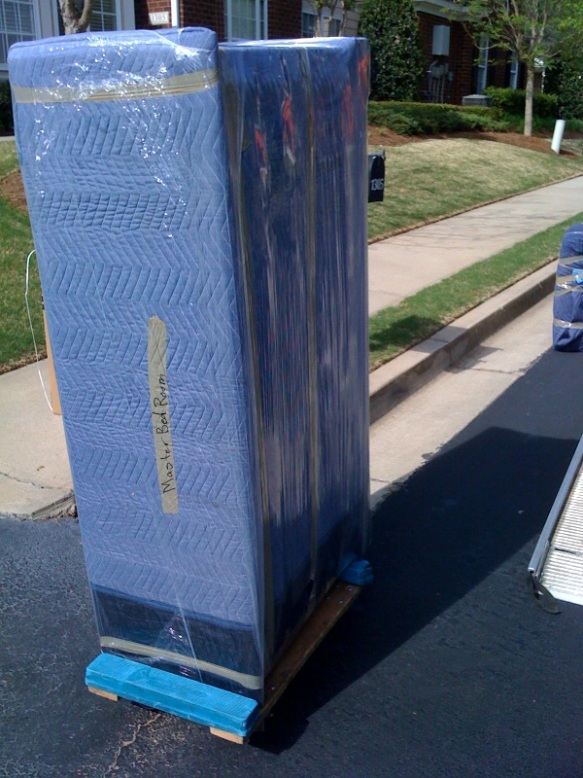 dresser-wrapped-up-ready-for-loading-in-roswell